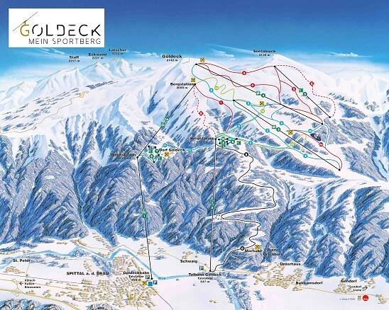 Goldeck-Innerkrems-Katschberg - Lyžování, cykloturistika, inline skating, rafting Rakousko, Itálie