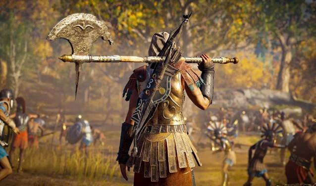 Epic Scene from Assassin's Creed Odyssey Game