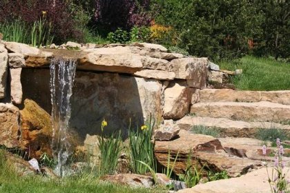 přírodní vodopád v zahradě / natural waterfall in the garden | Natural ...