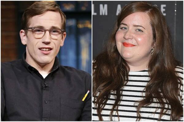 Conner O'Malley and Aidy Bryant