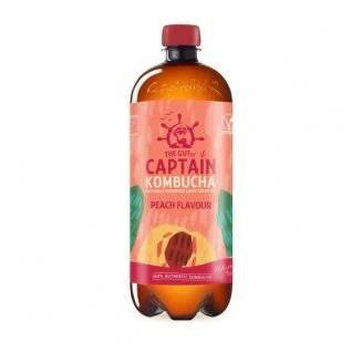 Captain kombucha broskev 1 l BIO   THE GUTSY