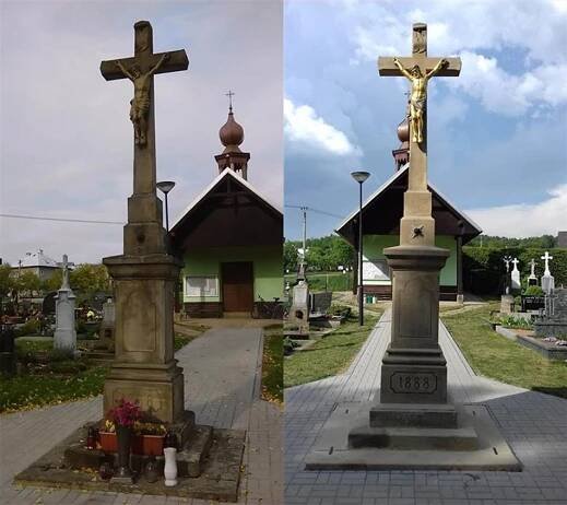 Rožnov obnovil kříž v Tylovicích
