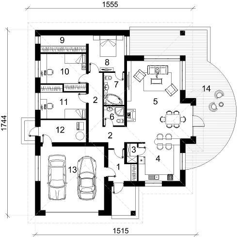 House Plan Dorotėja | E namai