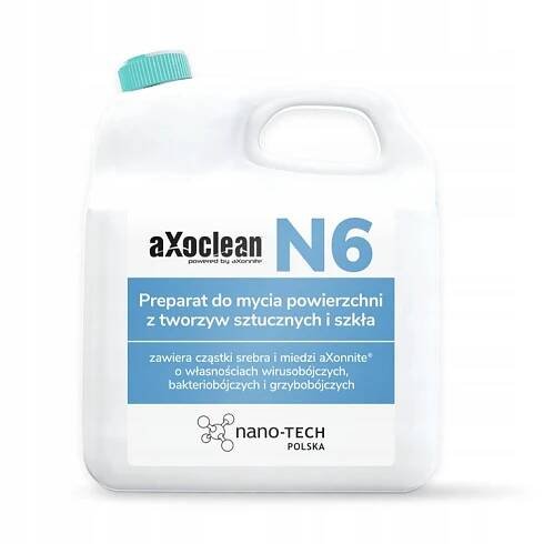 PŘÍPRAVEK NA MYTÍ POVRCHŮ z plastů a skla aXoclean N6 - 5L