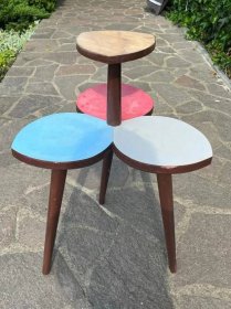 RETRO designový květinový stolek - Starožitnosti