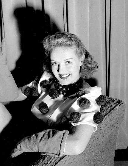 Betty Grable At The News Color Studio, November 24.