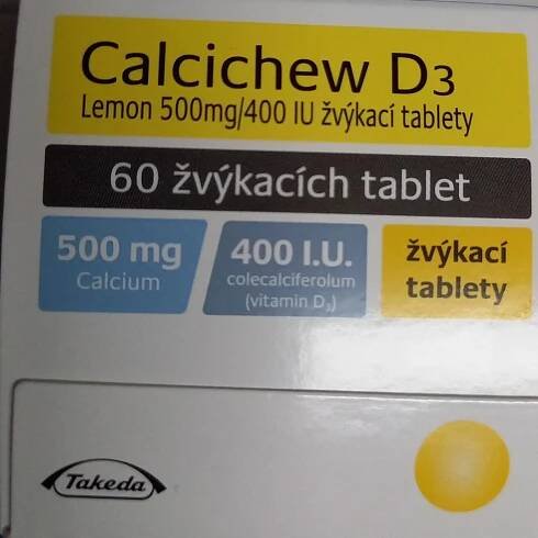 Calcichew D3 Lemon 500mg/400IU Takeda