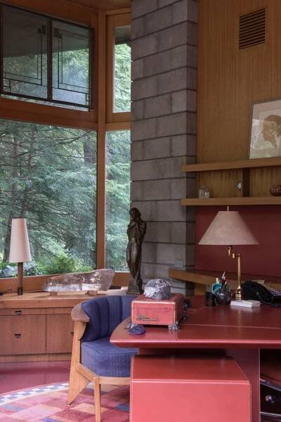 © Jane Beiles Photography Tirranna Frank Lloyd Wright Interior