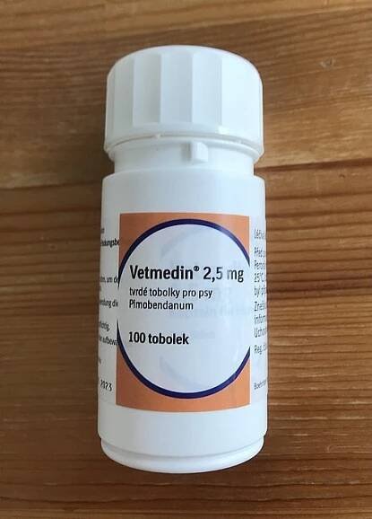 Vetmedin 2,5mg pro psy - Chlum (Zlín), Prodám