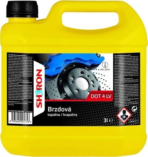 Sheron Brzdová kapalina DOT 4 LV 3 l
