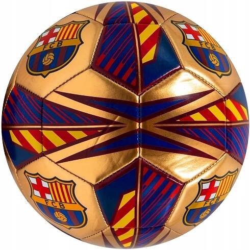 FOTBALOVÝ MÍČ FC BARCELONA ROZTEČ ZLATÁ R.5