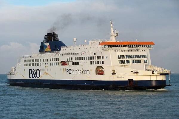 Pride of Kent Dover to Calais route