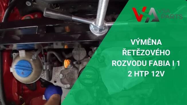 Výměna řetězového rozvodu Fabia I 1 2 HTP 12v