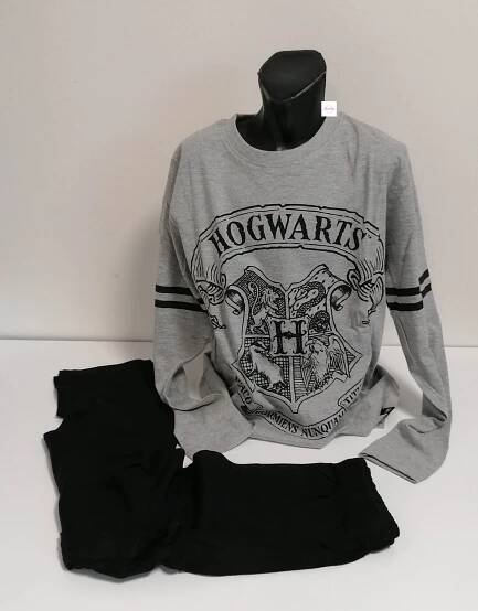 Chlapecké  pyžamo Harry Potter HOGWARTS šedé