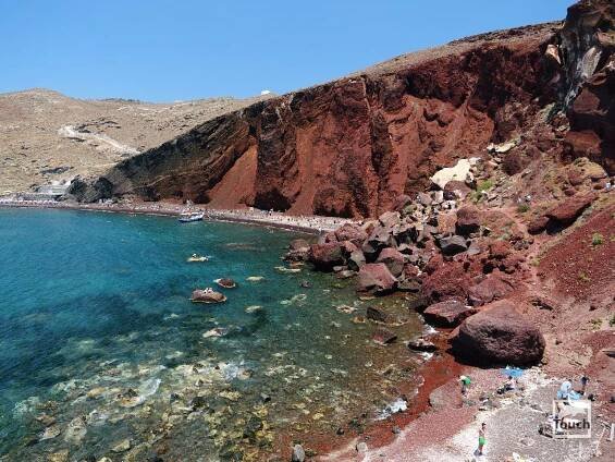 Red (Kokkini) Beach - pláž - Santorini
