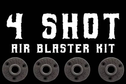 4 Shot Air Blaster with Controller and Sensor