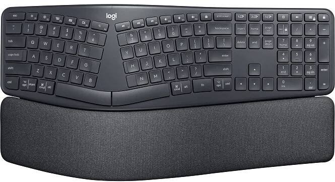 Logitech má novou vlnkovou klávesnici Wave Keys pro pohodlné psaní textu