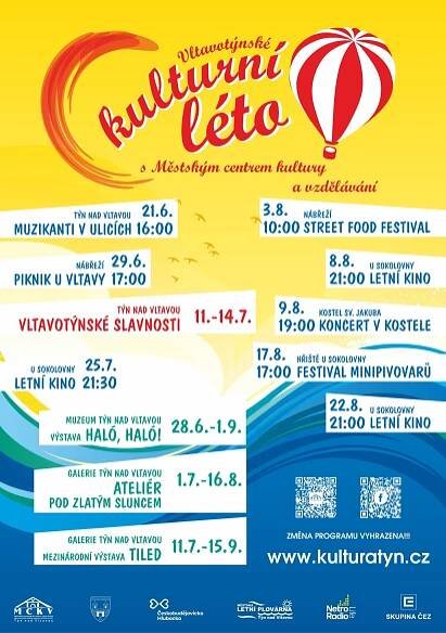 JIŽNÍ ČECHY: Vltavotýnské kulturní léto 2024 zahájí už v pátek muzikanti v ulicíchZa krásnější Vimperk | Za krásnější Vimperk