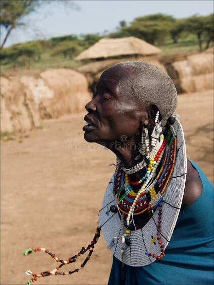 Old masai woman. editorial photography. Image of nationalities - 16289777