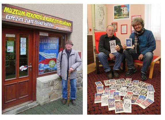 Novoročenky zaujaly. Všeuměl Vacek se s nimi dostal do České knihy rekordů