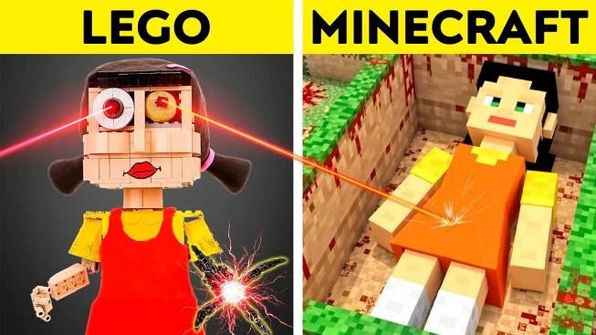 Squid Game vs. Minecraft! Who Survives the Ultimate Challenge? - video Dailymotion