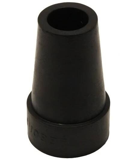 Násadec na berle č.3 TRV pryž.trv.černý 18mm/32mm