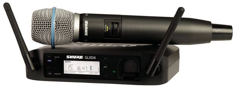 Hlavní obrázek S ručním mikrofonem SHURE GLXD24E/Beta 87A