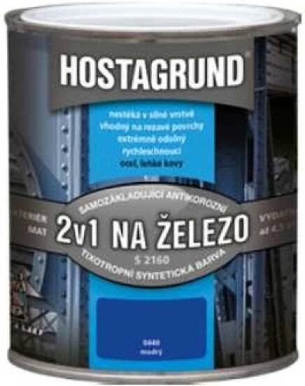 Barvy a laky Hostivař Hostagrund S2160 0840 červenohnědá 0,6L