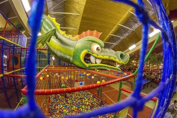 Allgäulino, der Hallenspielplatz in Wertach im Allgäu