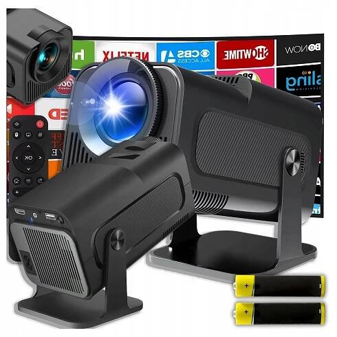 PROJEKTOR MINI PŘENOSNÝ ANDROID LED WIFI HD SMART TV HY320