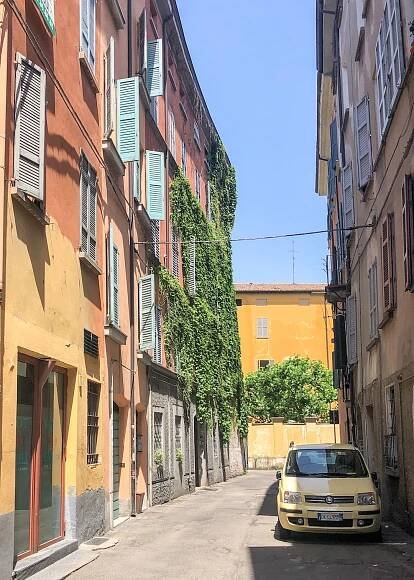 Colorful Streets of Reggio Emilia