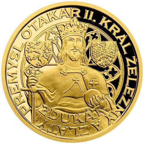 Dukátová řada ČR 2023 - Dvoudukát Přemysl Otakar II. 6.98 g proof Kód produktu: 10-02558