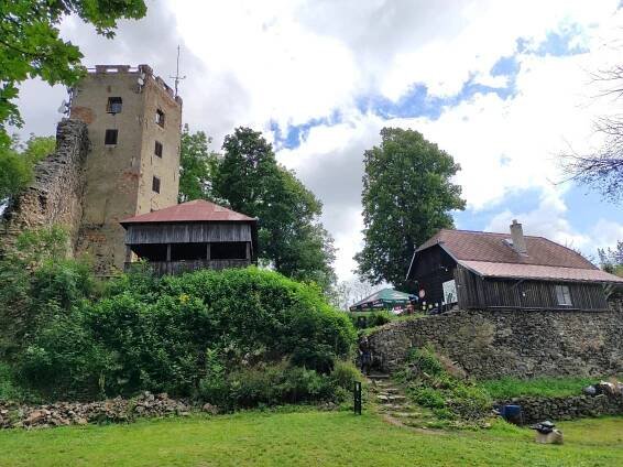 Zřícenina gotického hradu Rýzmberk