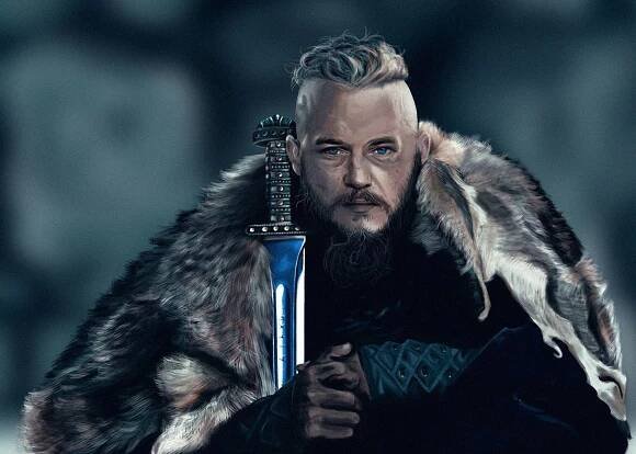 Ragnar Lothbrok 4K Digital Art Wallpaper
