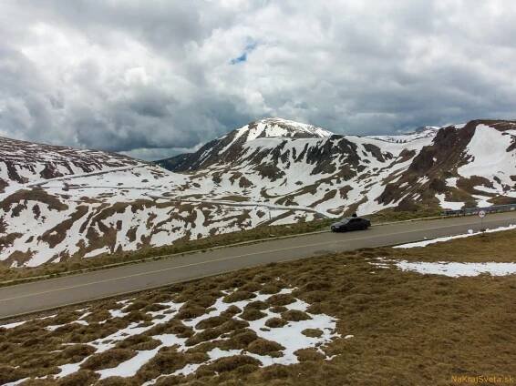 Výhľad na hory, Transalpina, Rumunsko