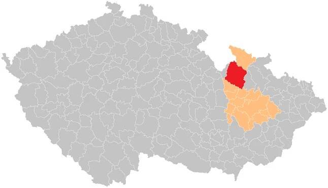 Správní obvod obce s rozšířenou působností Šumperk na mapě