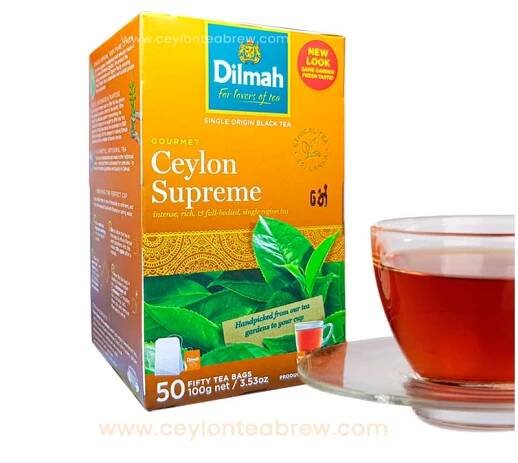 dilmah ceylon black tea supreme tea 50 bags