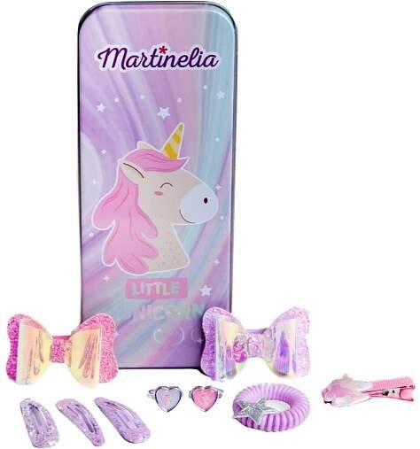 Martinelia Little Unicorn Tin Box dárková sada pro děti