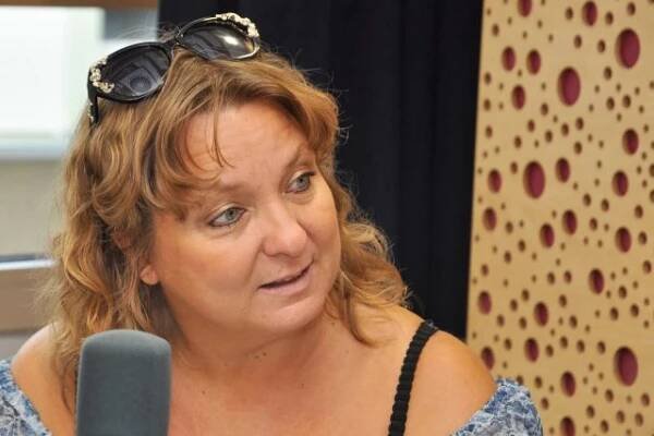 Natáčení pořadu Laboratoř na 26. září 2015 - herečka Martina Hudečková | foto: Marián Vojtek,  Český rozhlas