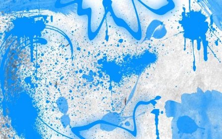 Blue Graffiti Desktop Backgrounds.