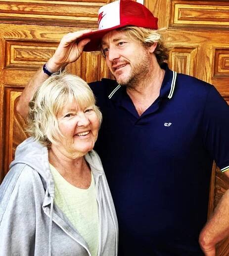 Jason Nash with his Mother, Lorraine Nash