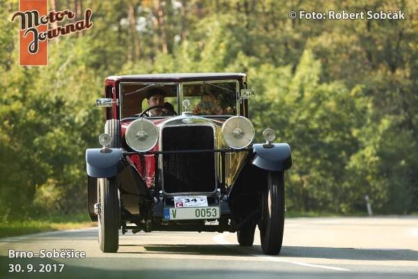 Brno–Soběšice 2017 objektivem Roberta Sobčáka – Veteran Automoto Club Brno