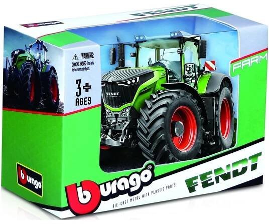 Traktor Bburago Fendt 1050 Vario/New Holland kov/plast 13cm 2 druhy | DetskyEshop.cz