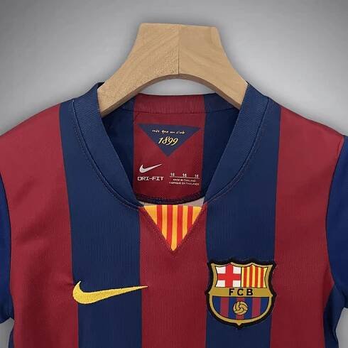 14/15 FC Barcelona Home Kids Size Kit - Premium Quality Jersey at FootballPrestige.com