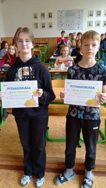 ze školního kola Pythagoriády