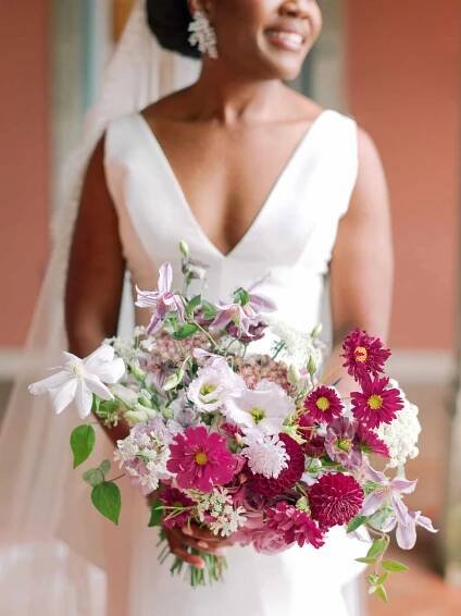 Close Up of Brides Bouquet