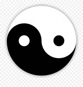 Yin E Yang Emoji,Ying Yang Emoticon - Free Emoji PNG Images - EmojiSky.com
