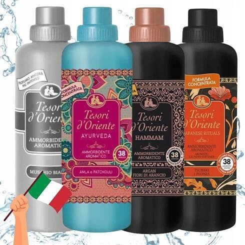 TESORI d'ORIENTE SADA ITALSKÝCH TEKUTÝCH TEKUTÁ AVIVÁŽ MIX PARFÉMŮ 4KS IT