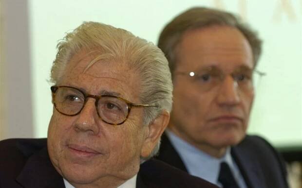 Fotogalerie: Dva někdejší parťáci, jejichž cesty se rozešly. Vlevo Carl Bernstein, vpravo