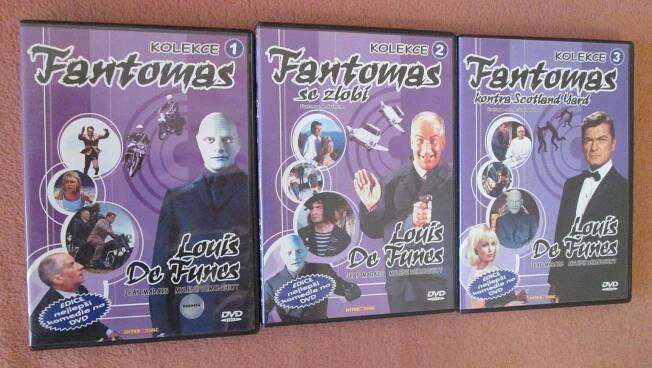 Kompletní kolekce DVD Fantomas - Film
